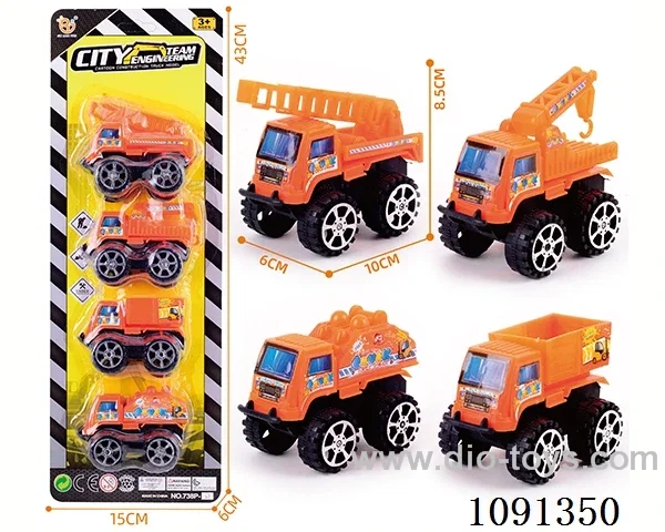 pull back Construction truck