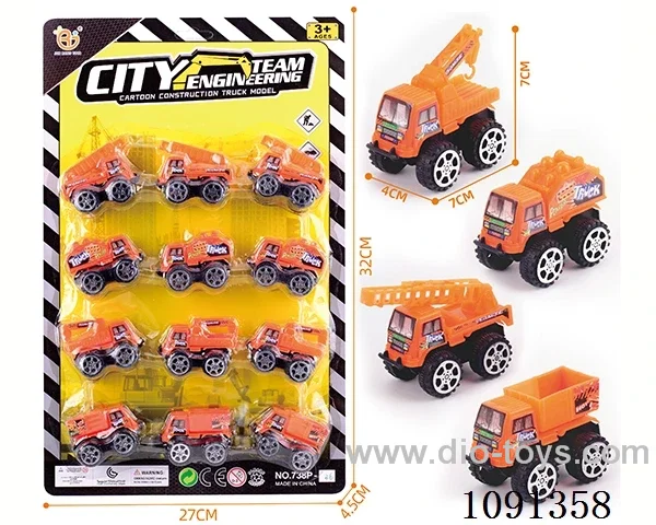 pull back Construction truck