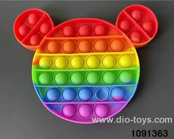 Anti-Rat Pioneer Rainbow Mickey Head in opp bag