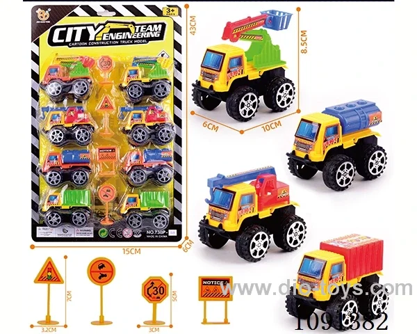 pull back Construction truck
