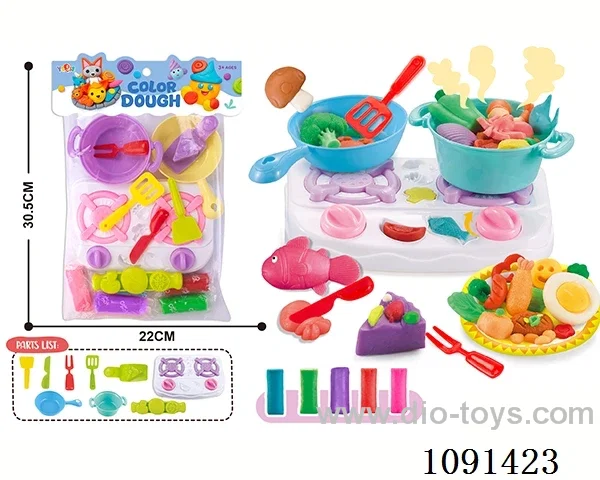 Colored clay set