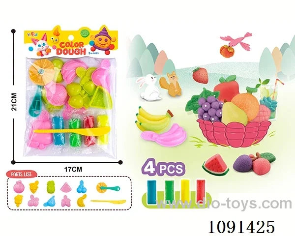 Colored clay set