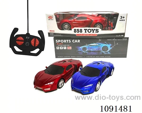 1:16 4ch rc car with light not included battery