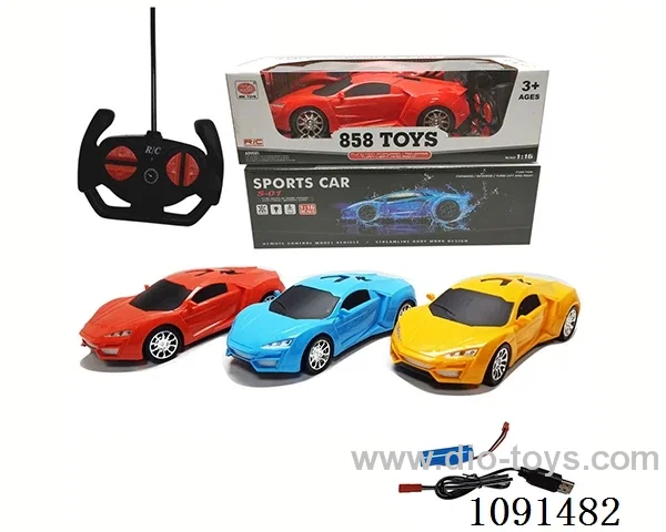 1:16 4ch rc car with light included battery