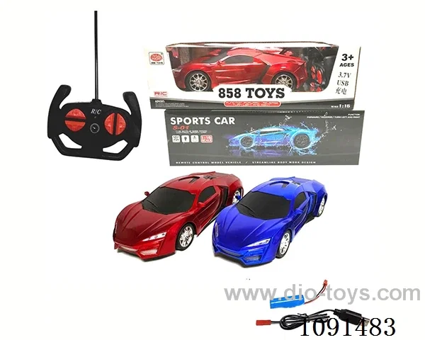 1:16 4ch rc car with light included battery