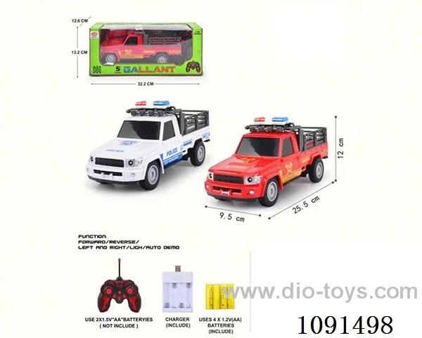 1:18 5ch rc car included battery
