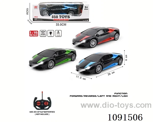 1：16 rc car with light not included battery