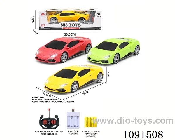 1：16 rc car with light included battery