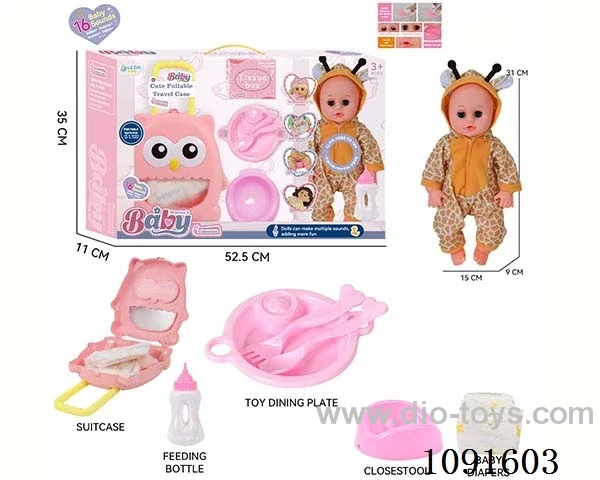 14inch 16IC doll with Food tray