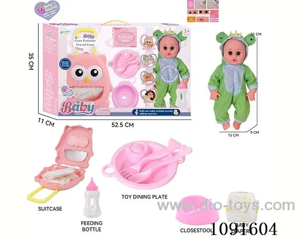 14inch 16IC doll with Food tray