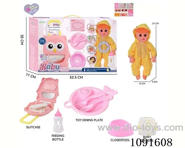 14inch 16IC doll with Food tray