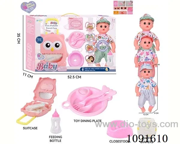 14inch 16IC doll with Food tray