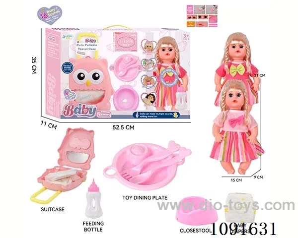14inch 16IC doll with Food tray