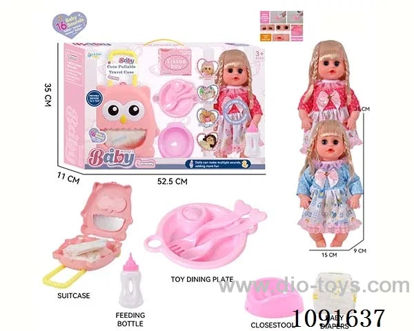 14inch 16IC doll with Food tray