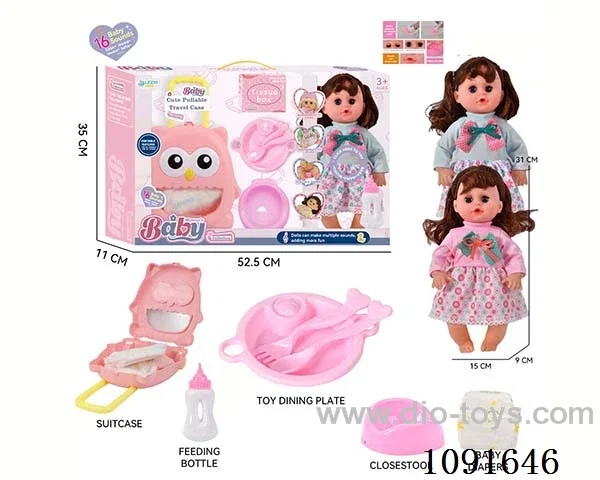 14inch 16IC doll with Food tray