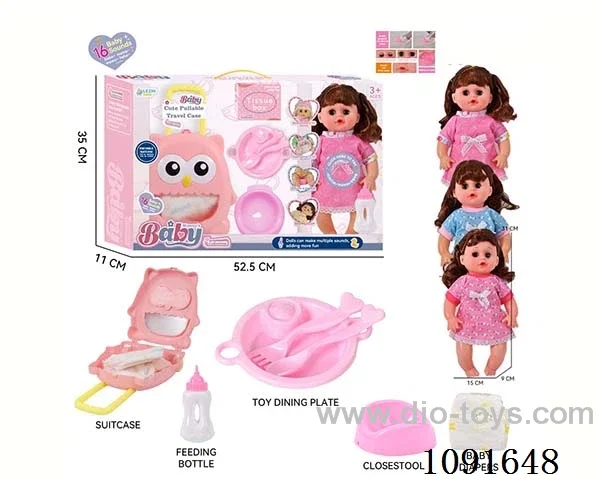 14inch 16IC doll with Food tray