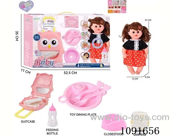 14inch 16IC doll with Food tray