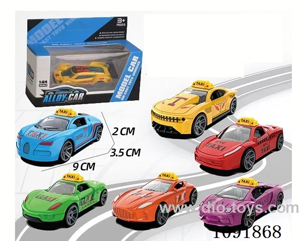 1:60 pull back alloy car