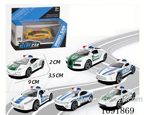 1:60 pull back alloy car