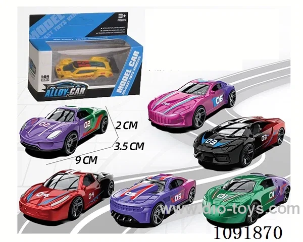 1:60 pull back alloy car
