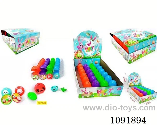 Four Easter eggs mixed