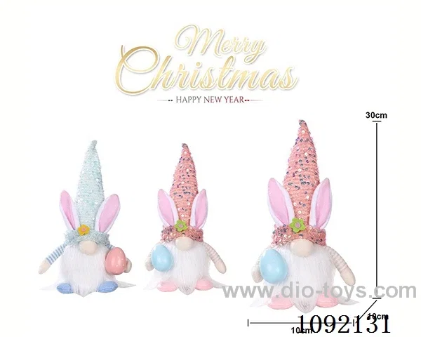 Easter Face doll with Light Cap (blue/pink) does not include 3*AAA batteries