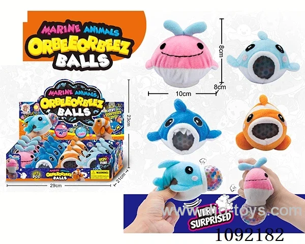 Squeeze the fluffy release pressure doll ball