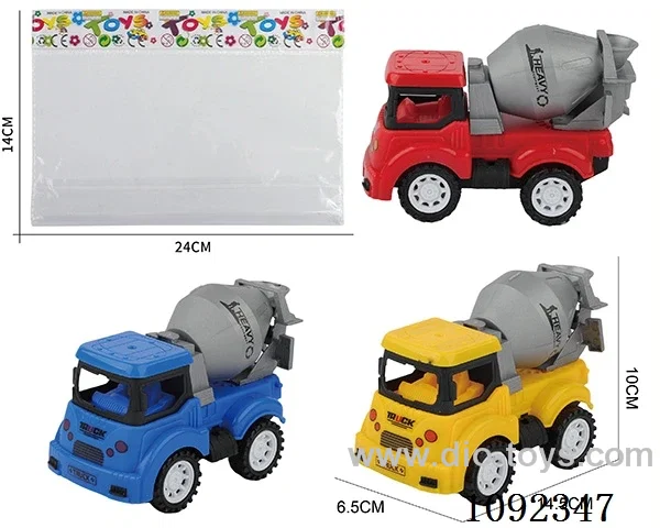 Inertial engineering mixer truck