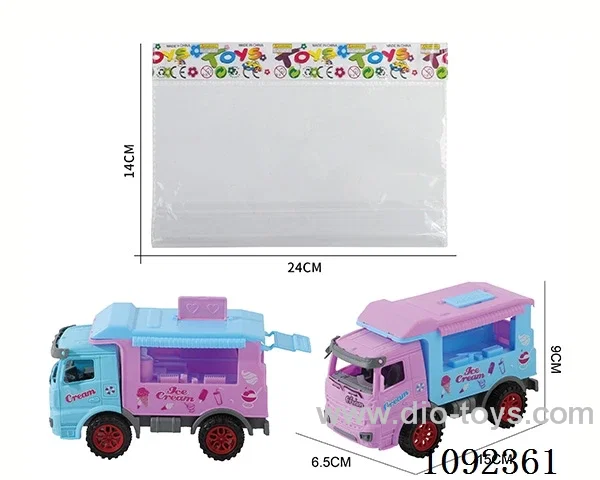 Sliding ice cream truck