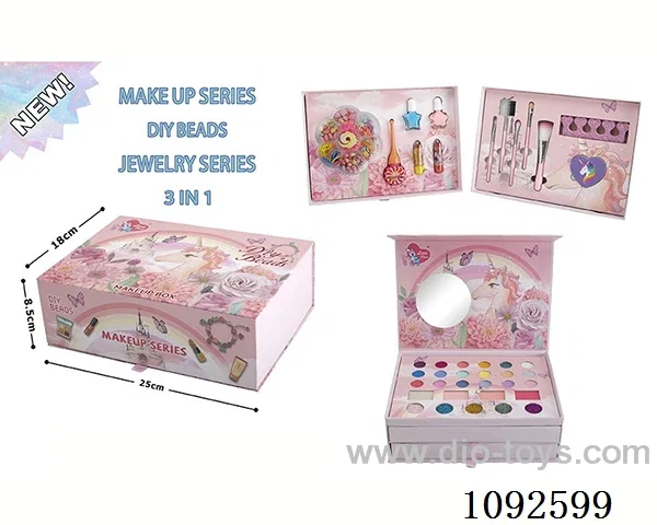 Beaded makeup set