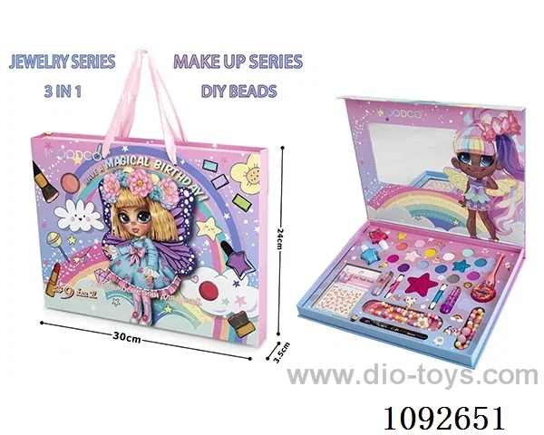 Tote bag makeup set