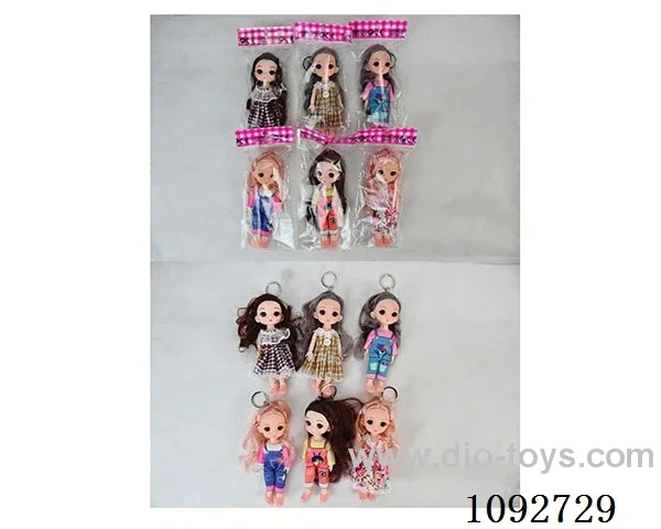 6inch keychain doll