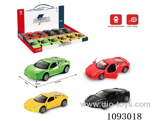 1:32 pull back alloy car