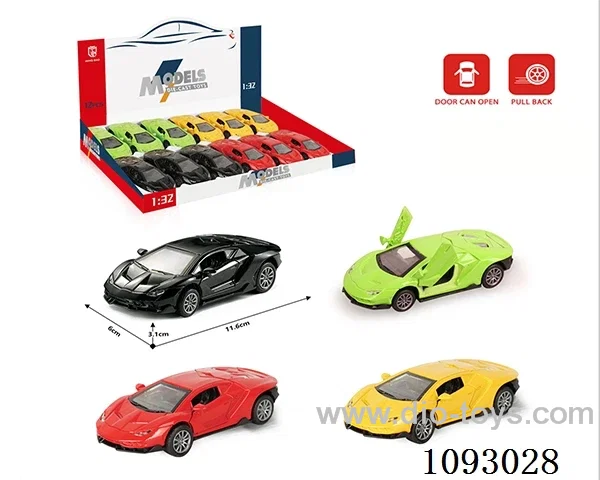1:32 pull back alloy car