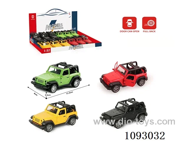 1:32 pull back alloy car