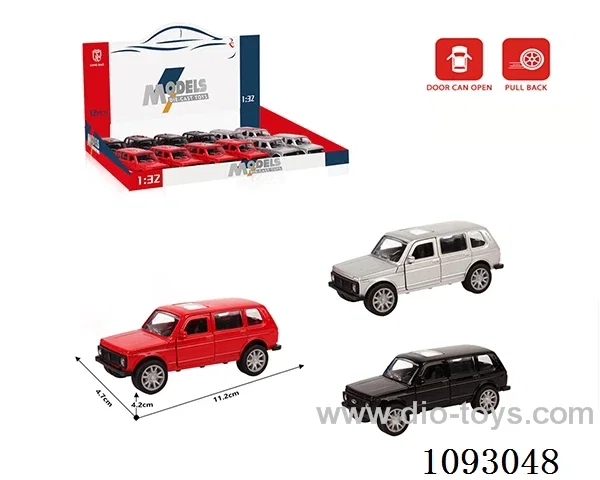 1:32 pull back alloy car