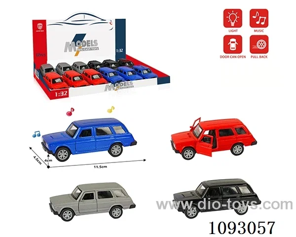 1:32 pull back alloy car W L/M included battery