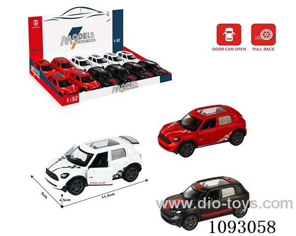 1:32 pull back alloy car