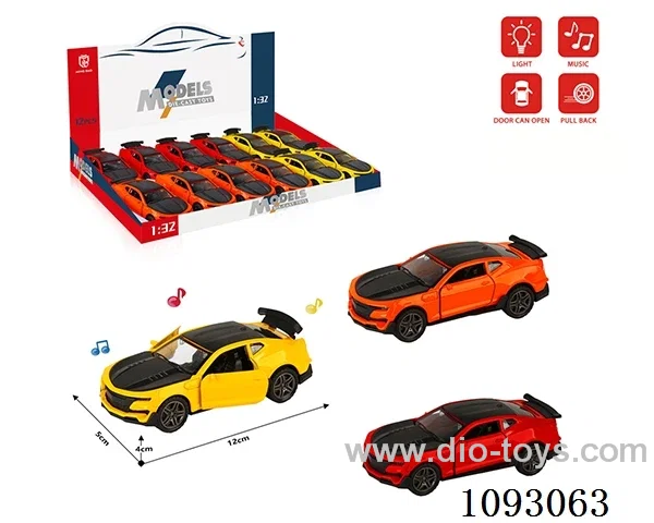 1:32 pull back alloy car W L/M included battery
