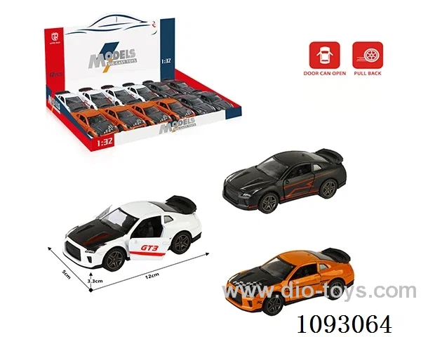 1:32 pull back alloy car