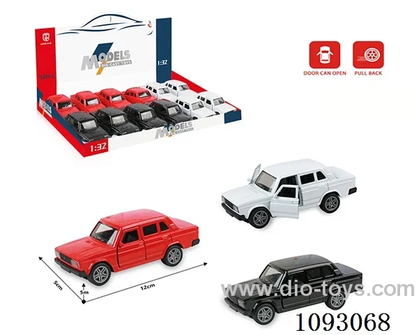 1:32 pull back alloy car