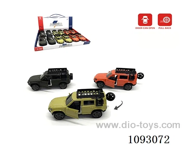 1:32 pull back alloy car