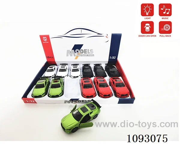 1:32 pull back alloy car