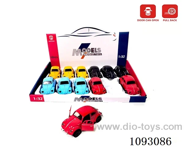 1:32 pull back alloy car