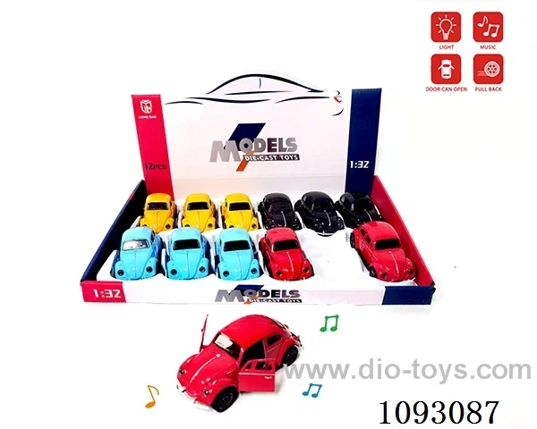 1:32 pull back alloy car W L/M included battery