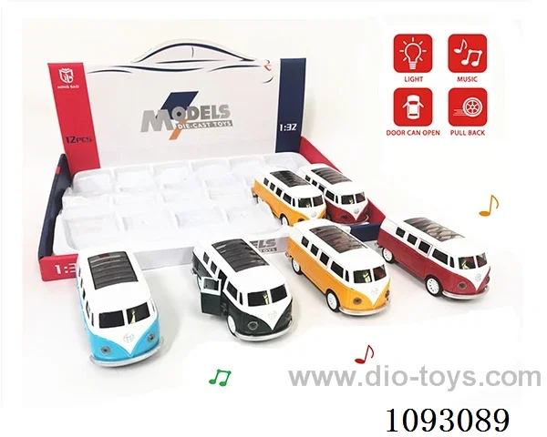 1:32 pull back alloy car W L/M included battery
