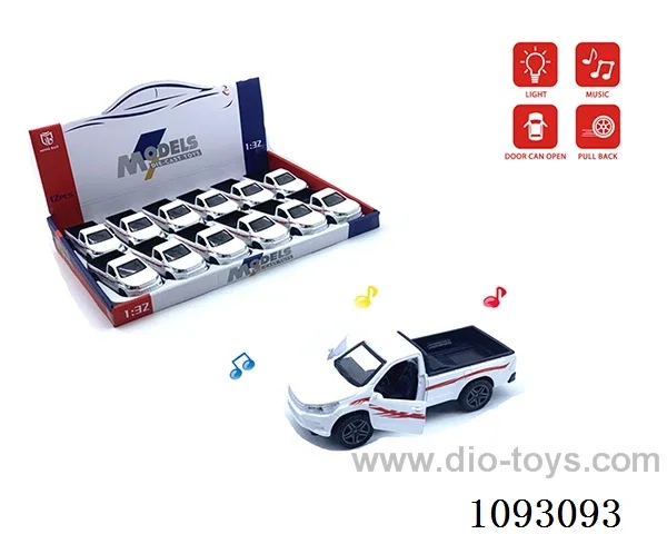 1:32 pull back alloy car W L/M included battery