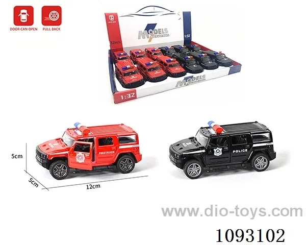 1:32 pull back alloy car