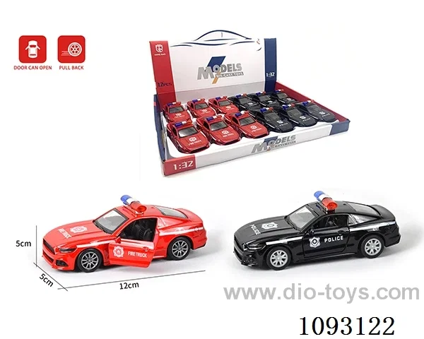 1:32 pull back alloy car