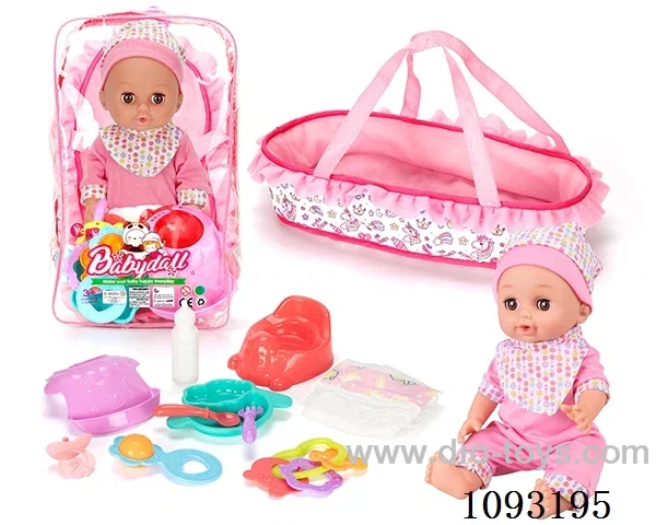 14inch doll with 12IC/attachments/cabas